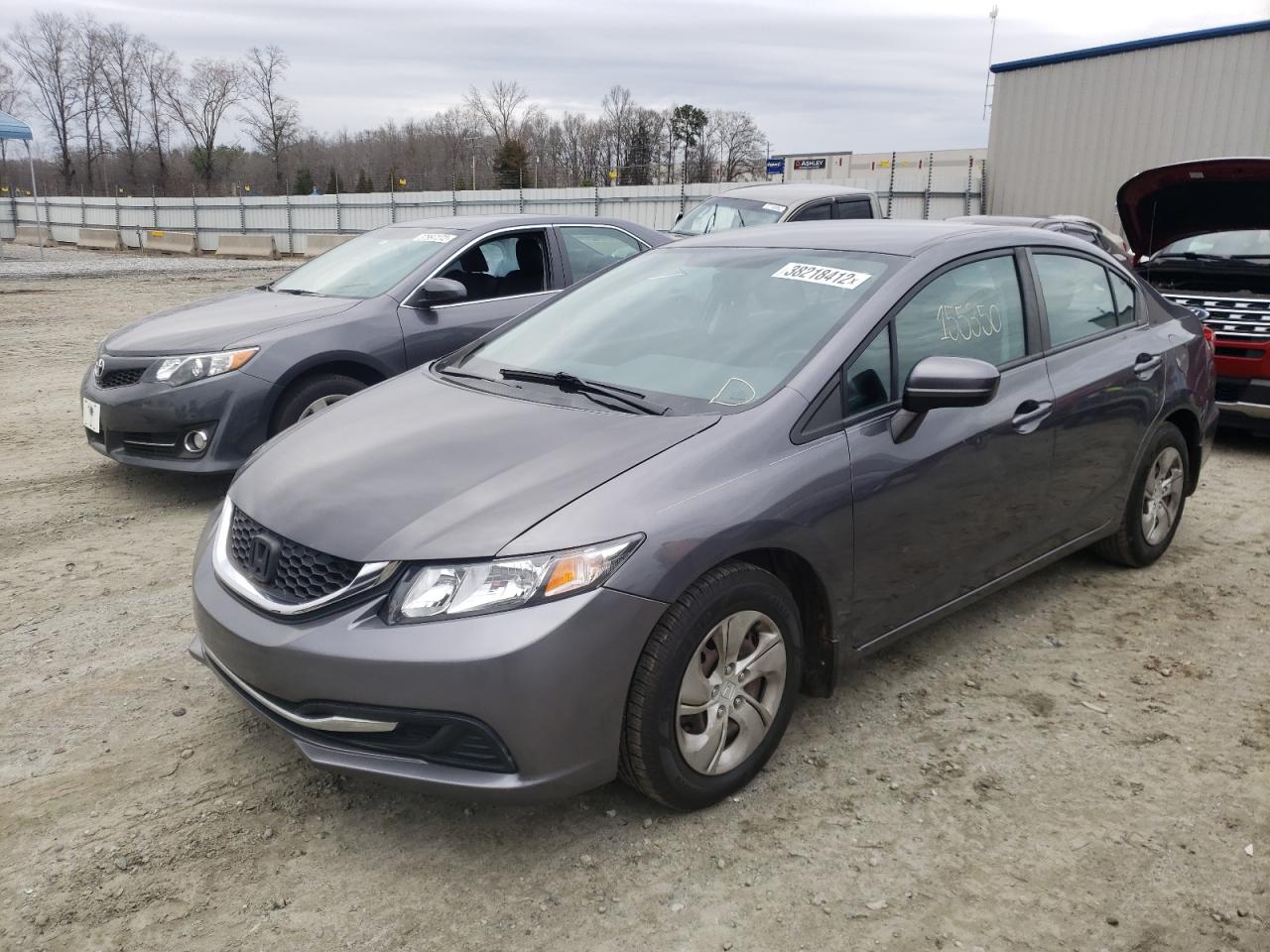 Photo 2 from auction – 2014 HONDA CIVIC LX with VIN 2HGFB2F51EH512258