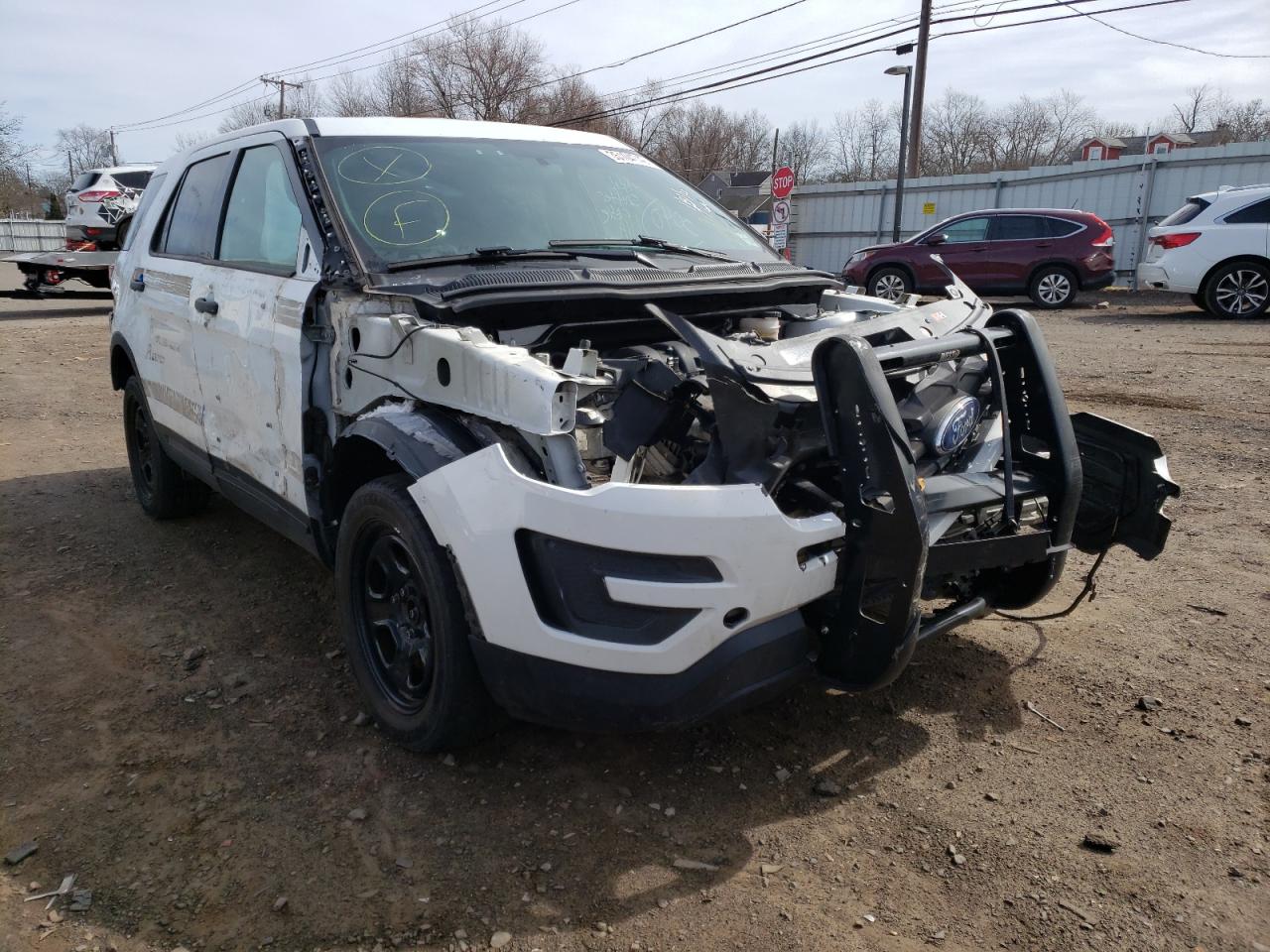 FORD EXPLORER P 2018 with VIN 1FM5K8ARXJGB12837 - Photo from auction