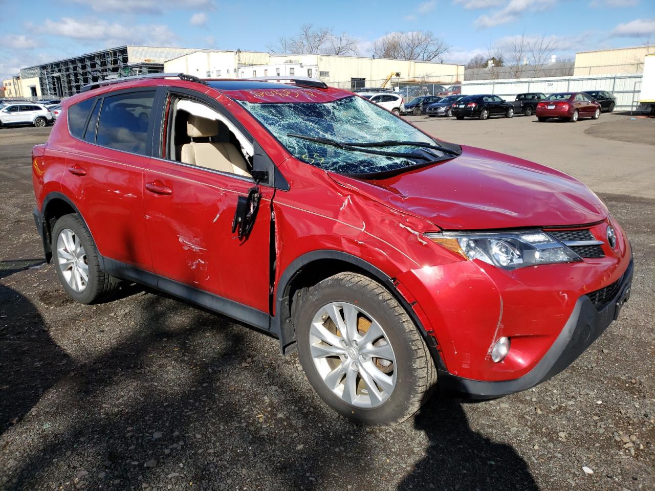 TOYOTA RAV4 LIMIT 2015 with VIN JTMDFREV0FJ050764 - Photo from auction