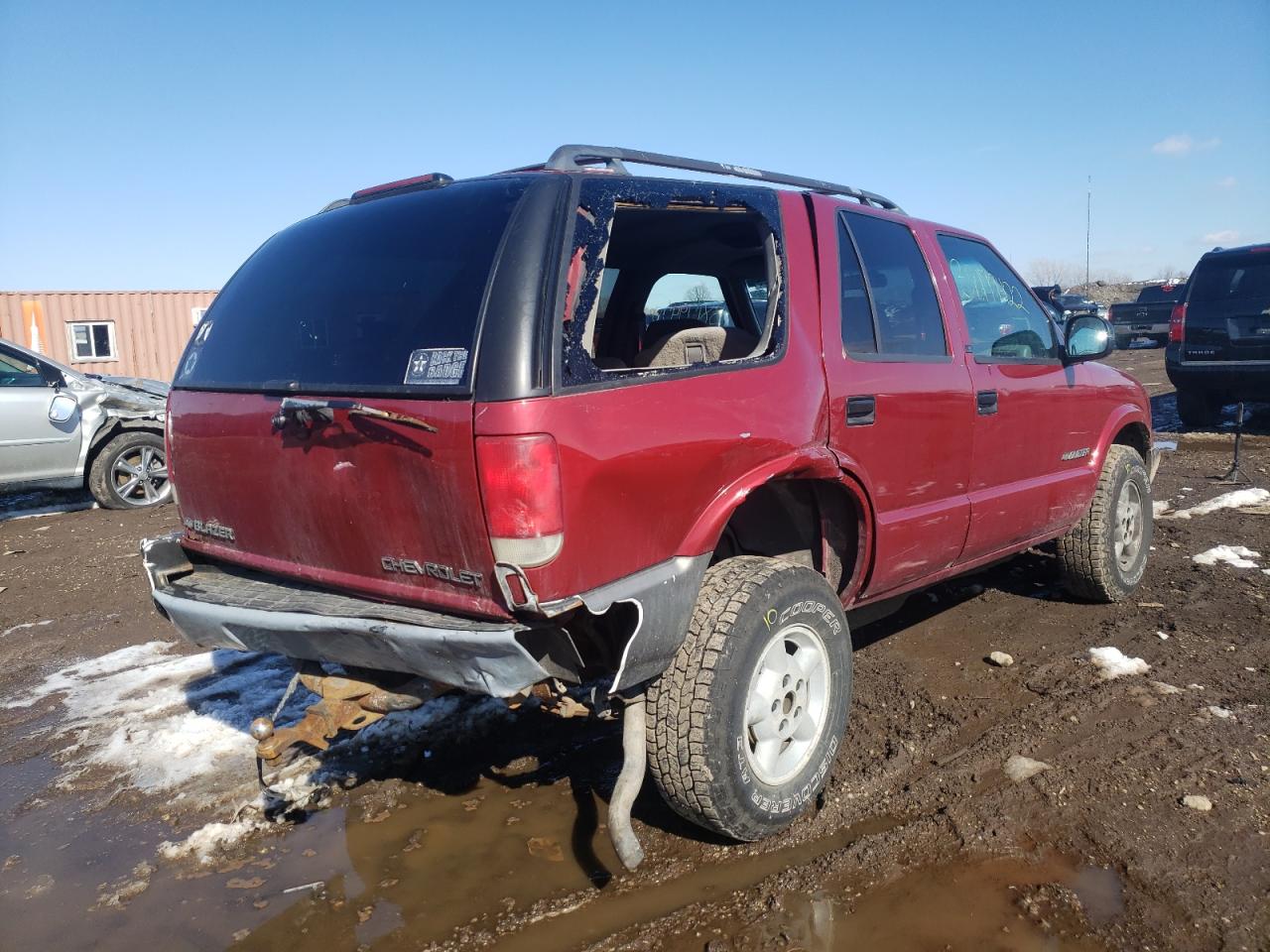 Photo 4 from auction – 1996 CHEVROLET BLAZER with VIN 1GNDT13WXT2189772