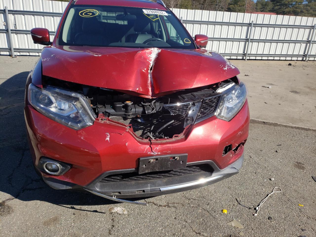 Photo 9 from auction – 2015 NISSAN ROGUE S with VIN 5N1AT2MVXFC911405
