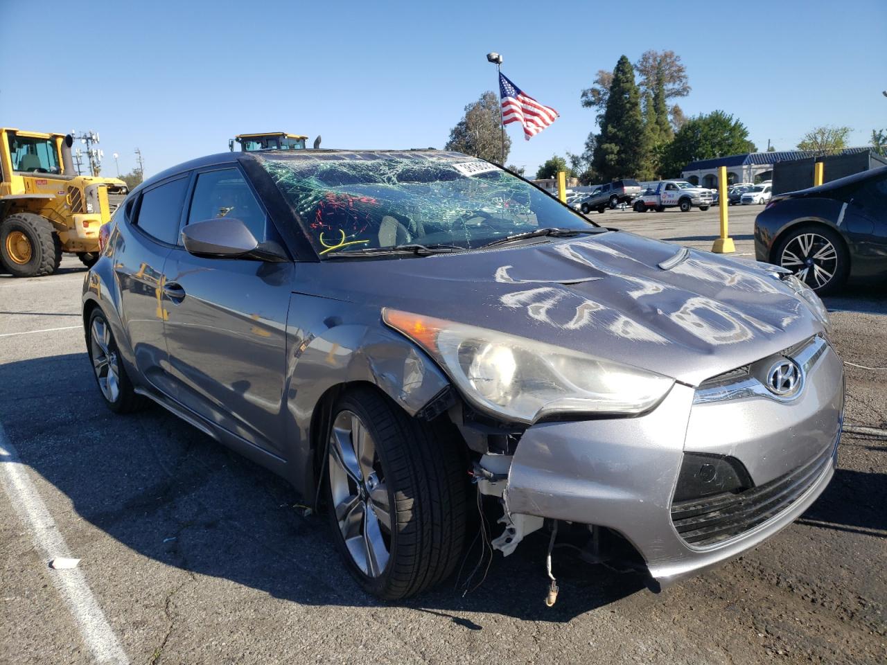 HYUNDAI VELOSTER 2015 with VIN KMHTC6AD2FU238762 - Photo from auction