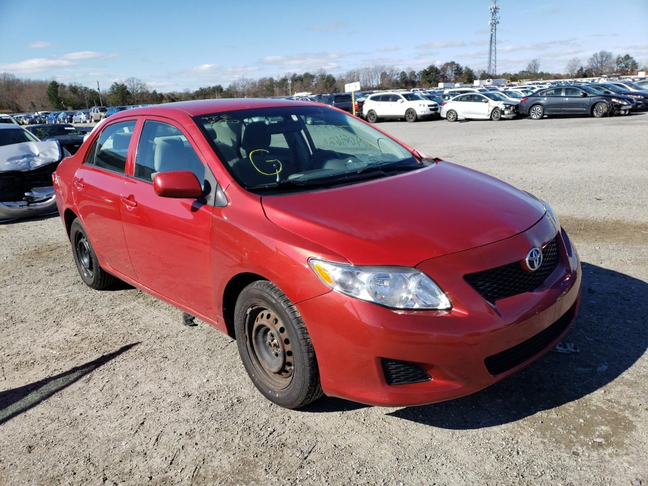 TOYOTA COROLLA 2009 with VIN JTDBL40E39J034928 - Photo from auction