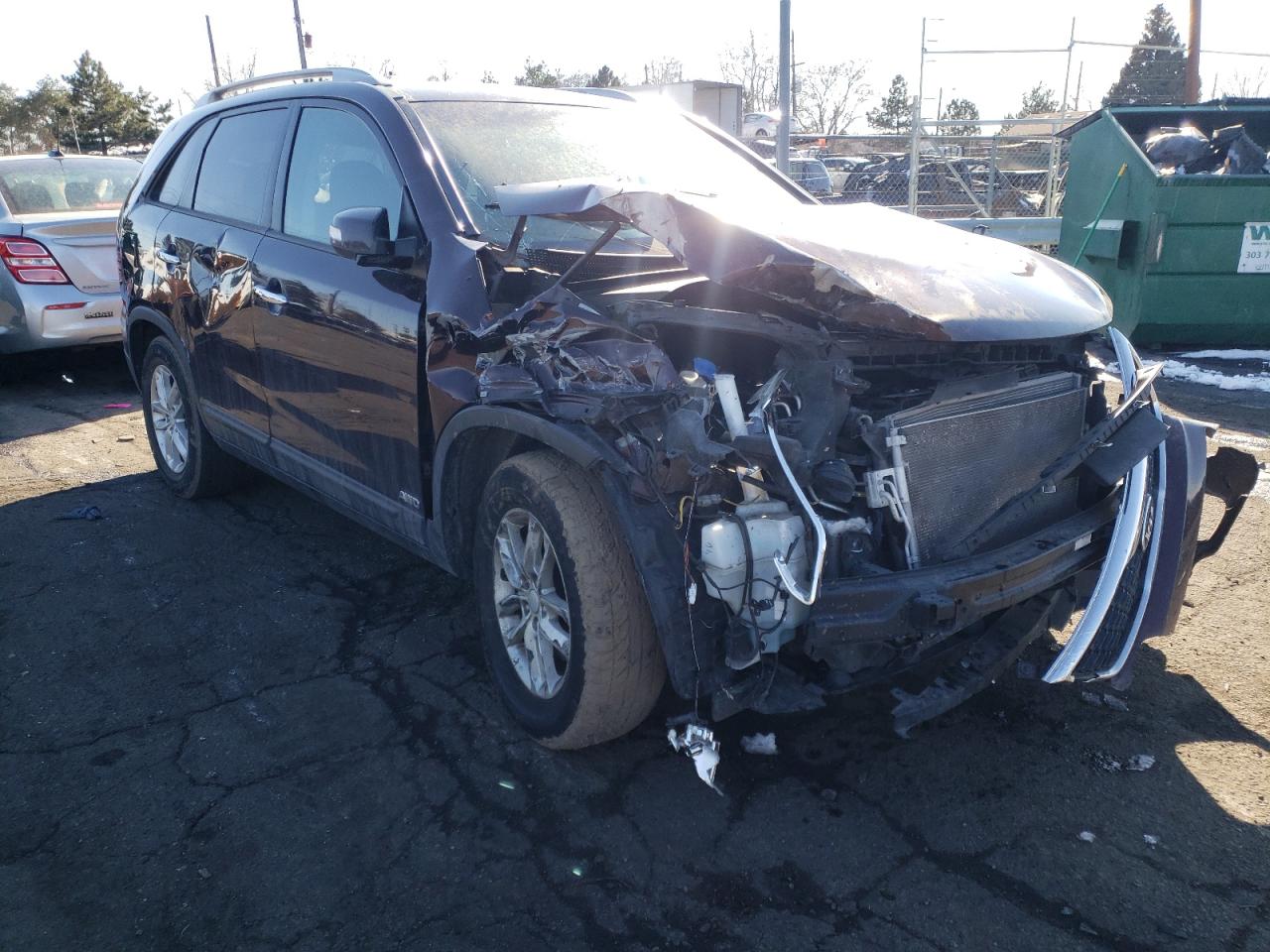 Photo 1 from auction – 2014 KIA SORENTO LX with VIN 5XYKTCA68EG483940