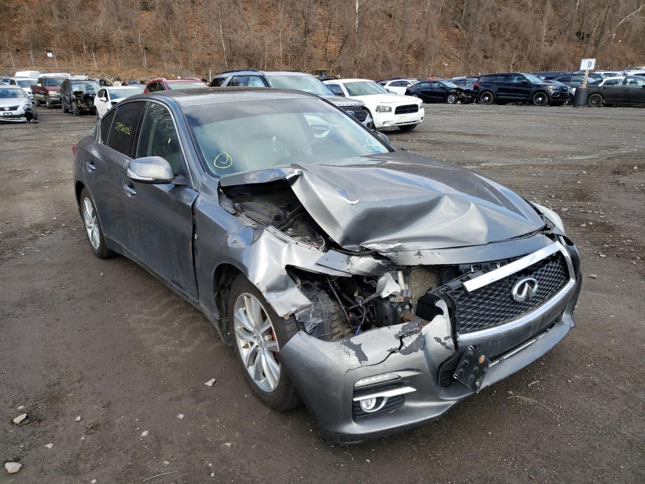 Photo 1 from auction – 2015 INFINITI Q50 BASE with VIN JN1BV7AR3FM404625