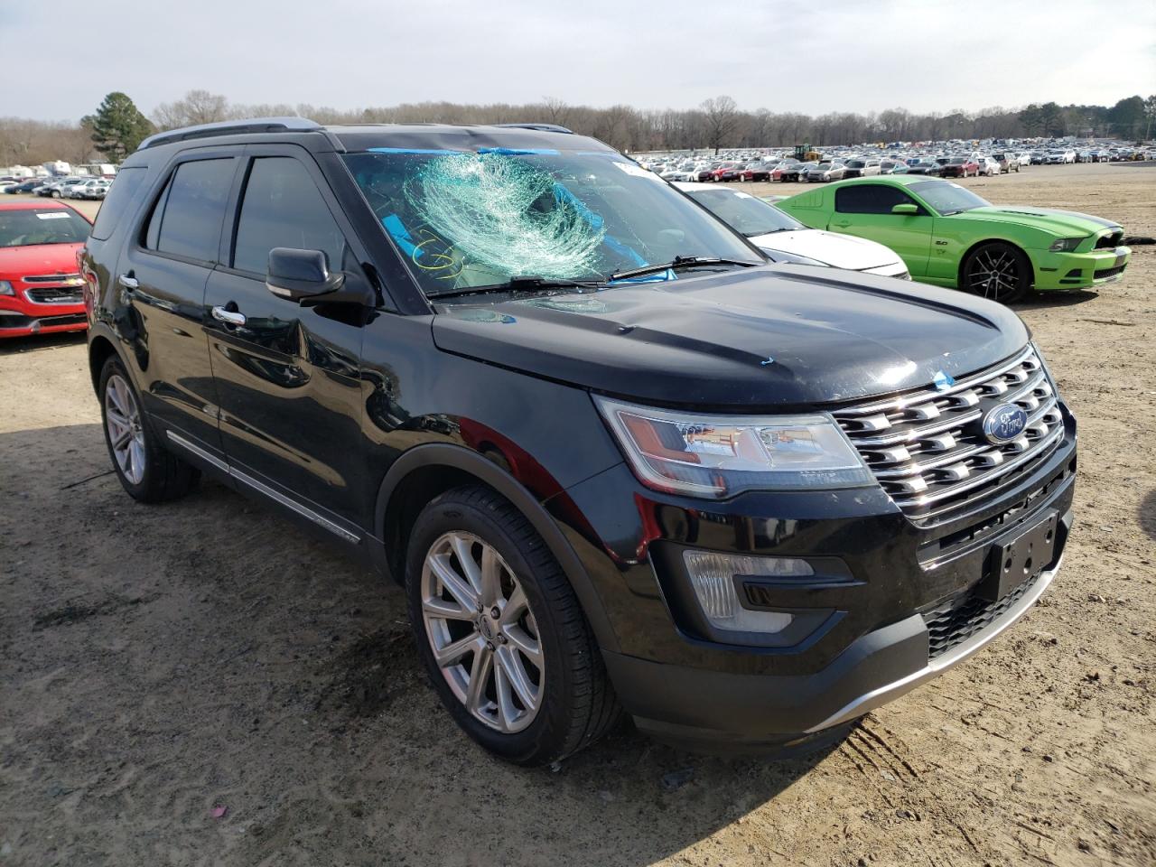 FORD EXPLORER L 2016 with VIN 1FM5K7F80GGC32777 - Photo from auction
