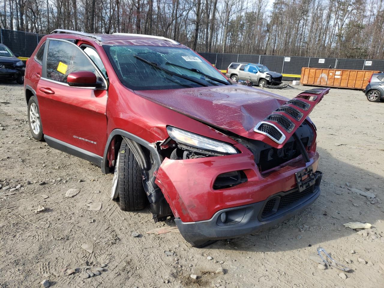 JEEP CHEROKEE L 2015 with VIN 1C4PJLCS0FW670857 - Photo from auction
