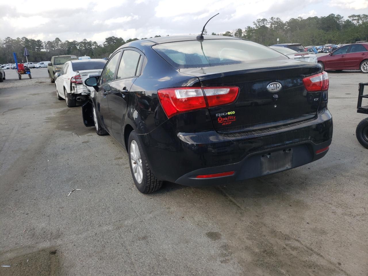 Photo 3 from auction – 2013 KIA RIO EX with VIN KNADN4A30D6231693
