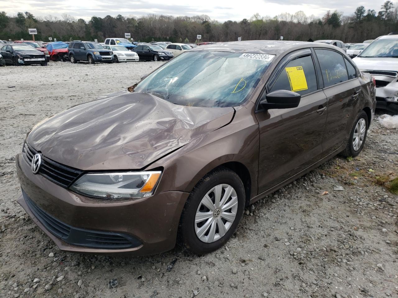 Photo 2 from auction – 2014 VOLKSWAGEN JETTA BASE with VIN 3VW2K7AJXEM322388