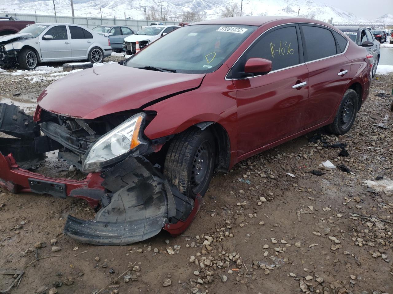 Photo 2 from auction – 2015 NISSAN SENTRA S with VIN 3N1AB7AP7FL650610
