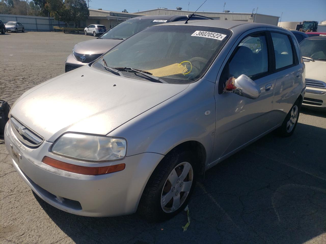 Photo 15 from auction – 2008 CHEVROLET AVEO with VIN KL1TD66628B258981