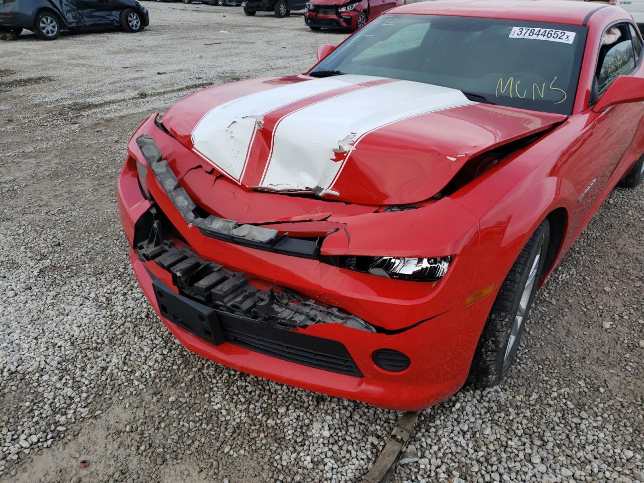 Photo 9 from auction – 2015 CHEVROLET CAMARO LS with VIN 2G1FB1E33F9185908