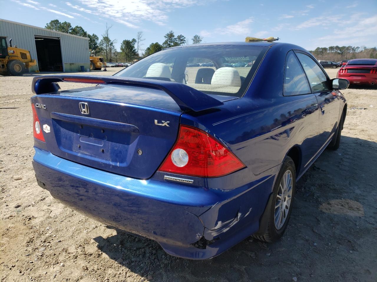 Photo 4 from auction – 2005 HONDA CIVIC LX with VIN 1HGEM22585L047203