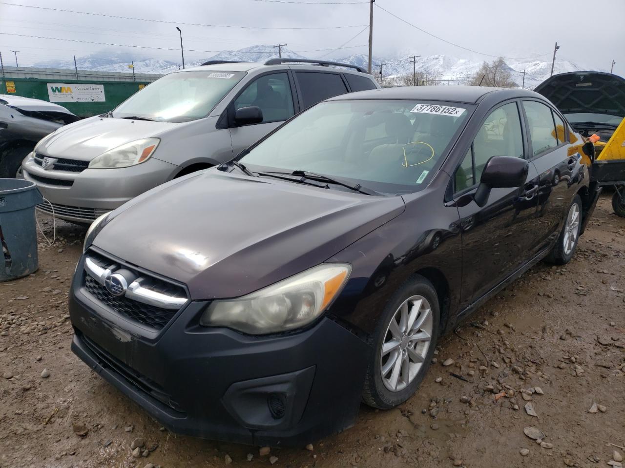 Фото 2 с аукциона – 2013 SUBARU IMPREZA PR с VIN JF1GJAC65DH018539