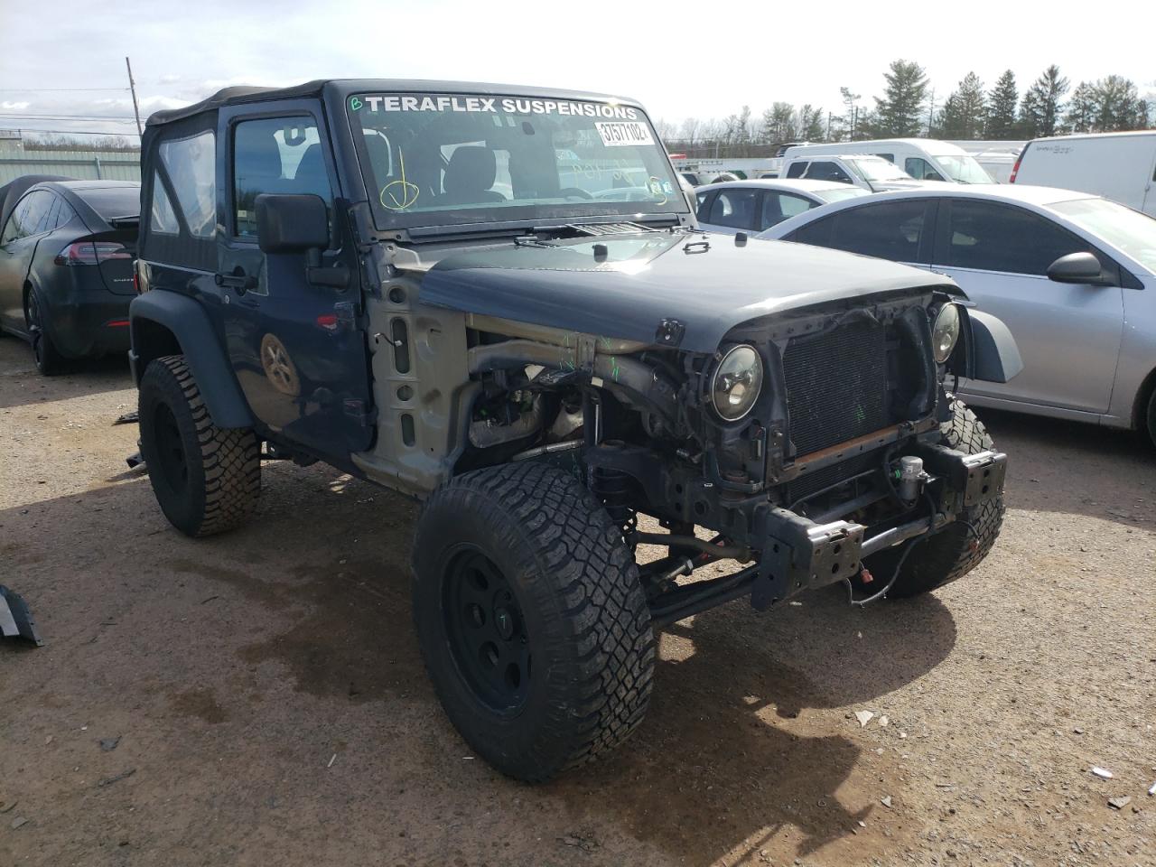 JEEP WRANGLER S 2016 with VIN 1C4AJWAG9GL296449 - Photo from auction