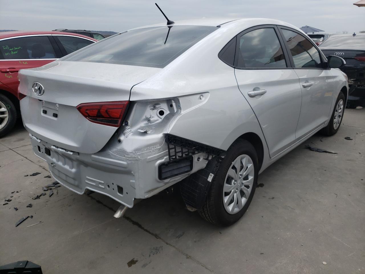 Photo 4 from auction – 2022 HYUNDAI ACCENT SE with VIN 3KPC24A61NE161313