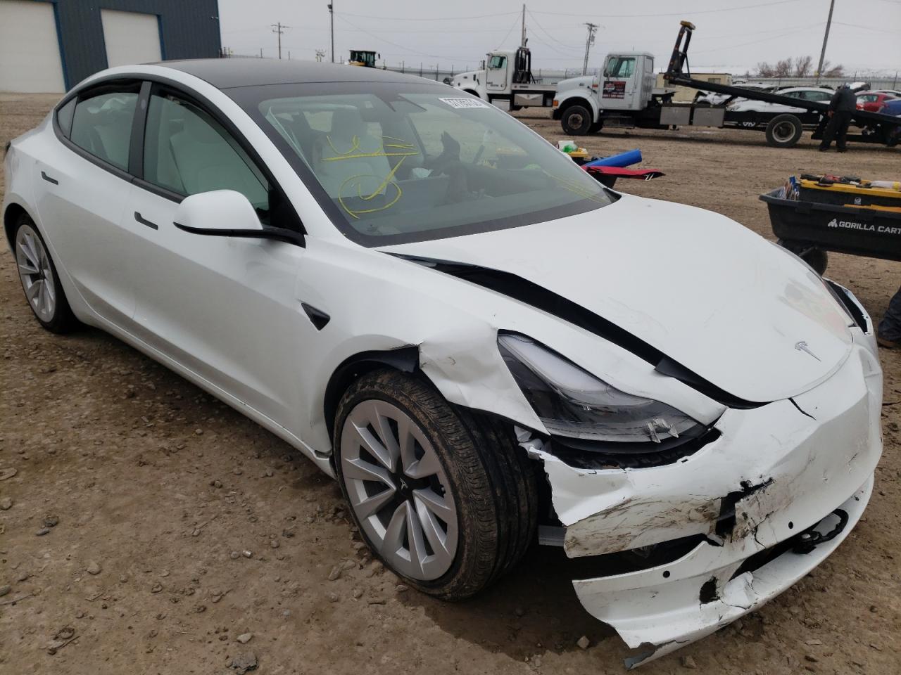 TESLA MODEL 3 2021 with VIN 5YJ3E1EB9MF866754 - Photo from auction