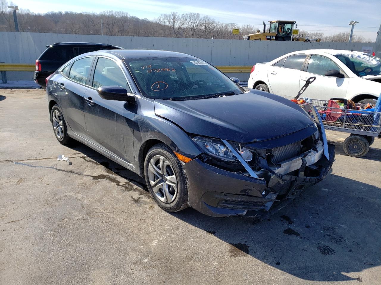 HONDA CIVIC LX 2017 with VIN 19XFC2E59HE072982 - Photo from auction