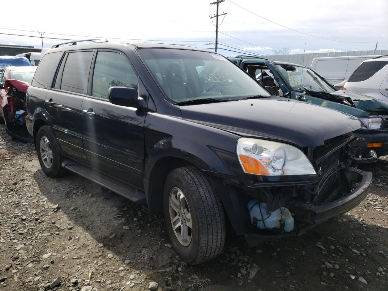 Photo 1 from auction – 2005 HONDA PILOT EXL with VIN 2HKYF186X5H547304