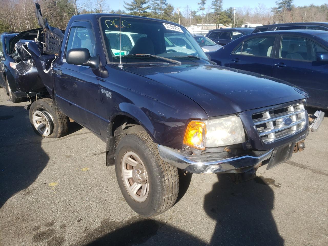 FORD RANGER 2001 with VIN 1FTYR10U11TA91412 - Photo from auction