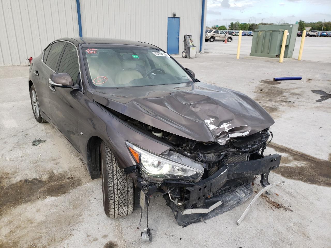 Photo 1 from auction – 2015 INFINITI Q50 BASE with VIN JN1BV7AR8FM397400