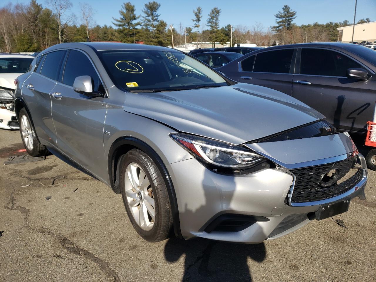 INFINITI QX30 BASE 2018 with VIN SJKCH5CPXJA060663 - Photo from auction