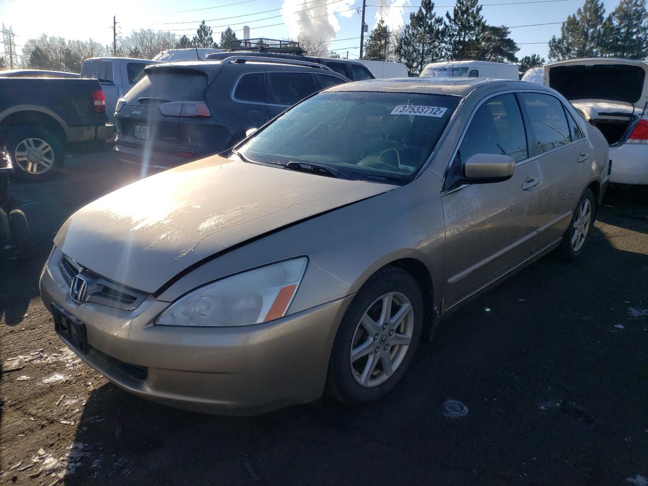 Photo 2 from auction – 2003 HONDA ACCORD EX with VIN 1HGCM665X3A078714