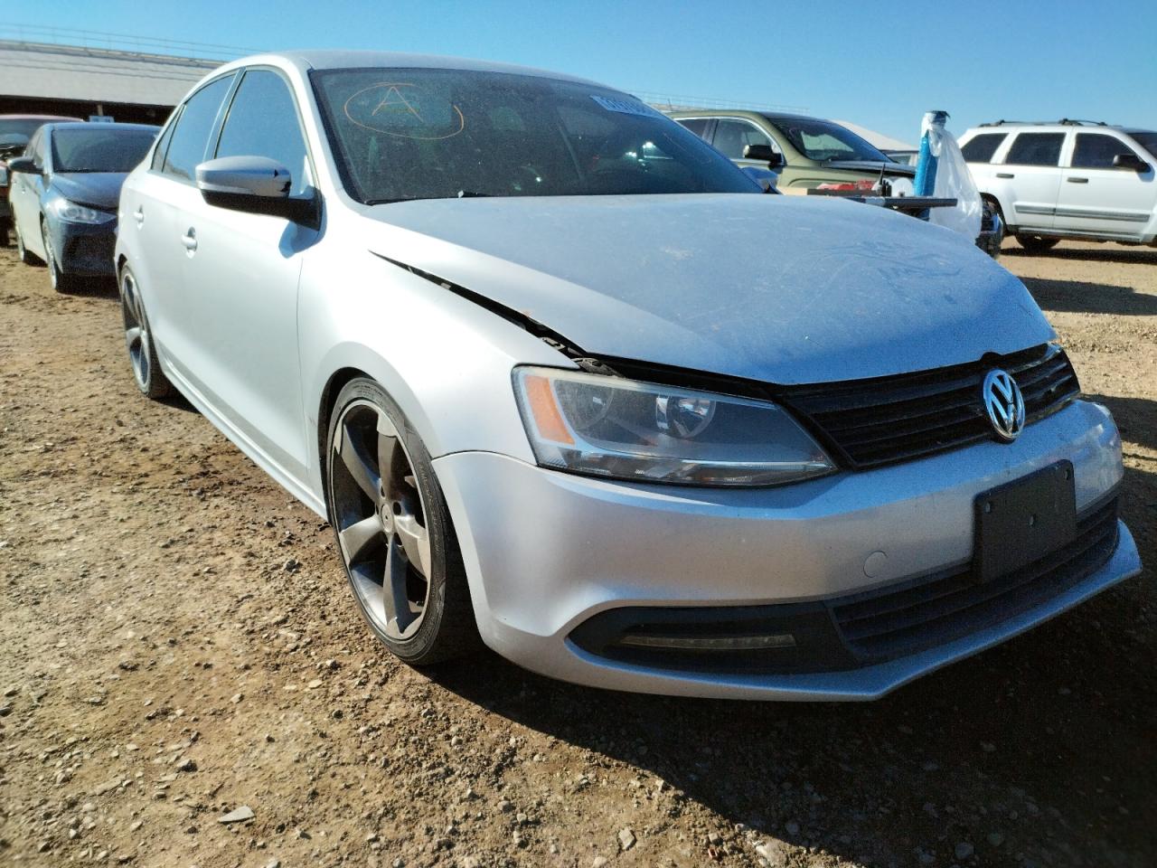 VOLKSWAGEN JETTA SE 2012 with VIN 3VWDP7AJ5CM128200 - Photo from auction