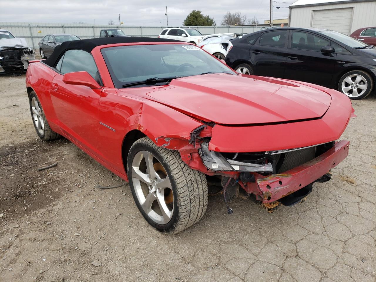 CHEVROLET CAMARO LT 2014 with VIN 2G1FC3D3XE9159637 - Photo from auction