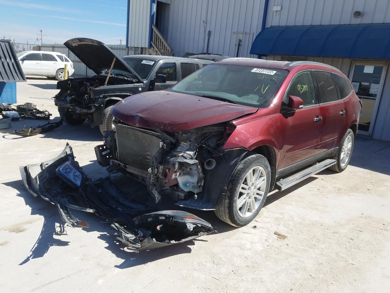 Photo 2 from auction – 2015 CHEVROLET TRAVERSE L with VIN 1GNKRGKD8FJ131081