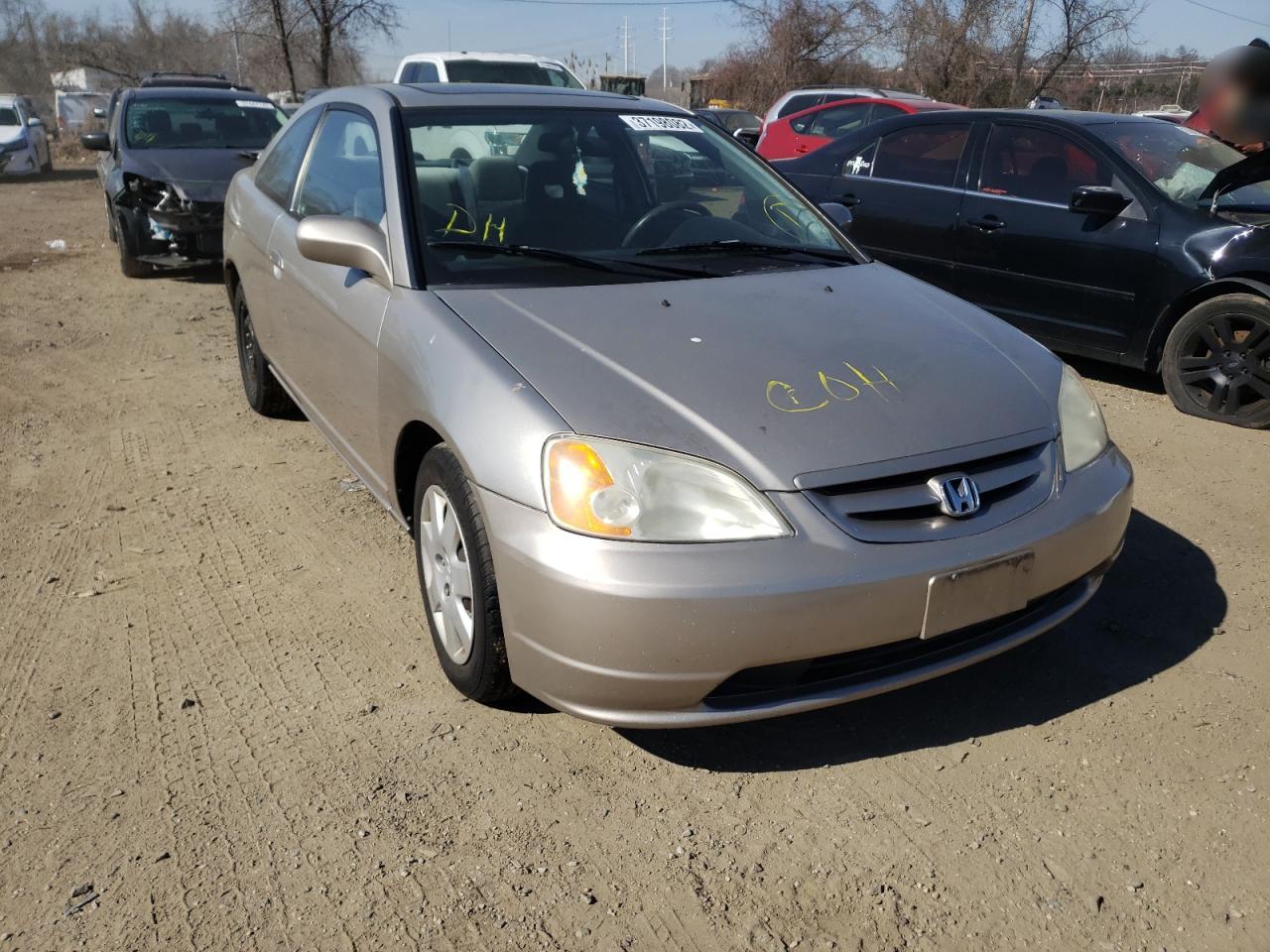 HONDA CIVIC EX 2002 with VIN 1HGEM22942L037282 - Photo from auction
