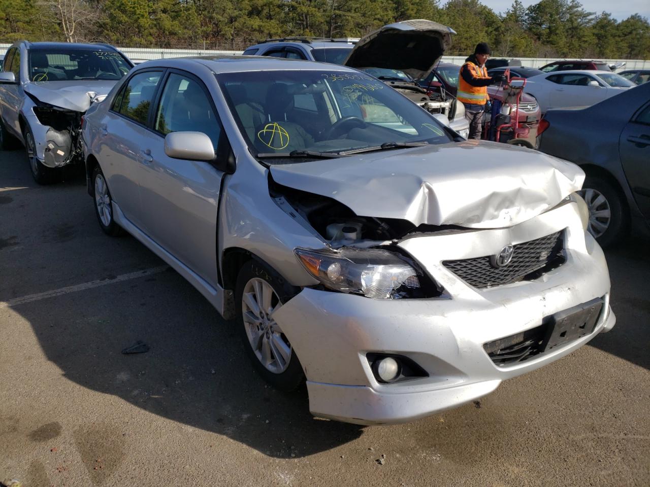 TOYOTA COROLLA BA 2009 with VIN 2T1BU40E19C049680 - Photo from auction
