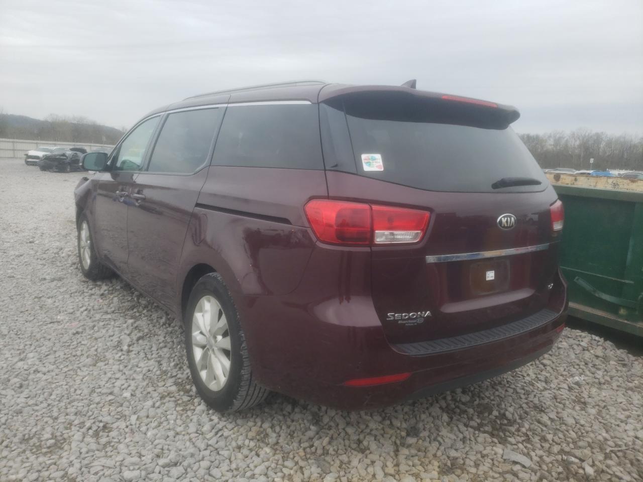 Photo 3 from auction – 2015 KIA SEDONA EX with VIN KNDMC5C14F6022972