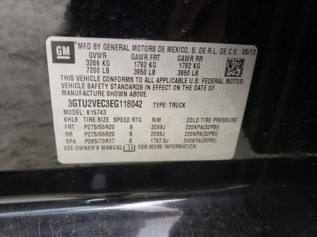 Photo 10 from auction – 2014 GMC SIERRA K15 with VIN 3GTU2VEC3EG118042