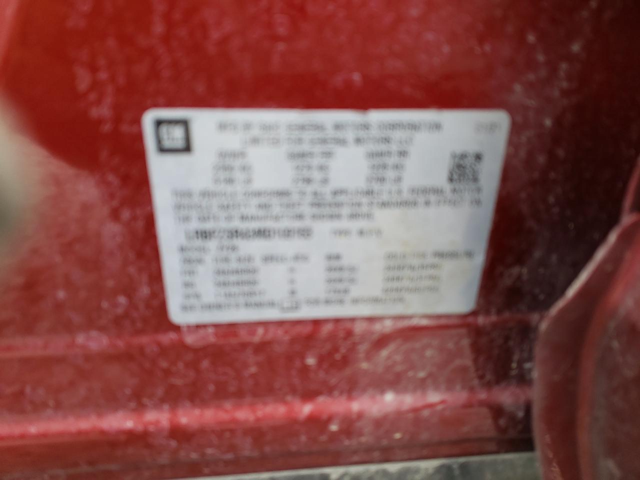 Photo 10 from auction – 2021 BUICK ENVISION A with VIN LRBFZSR43MD109163