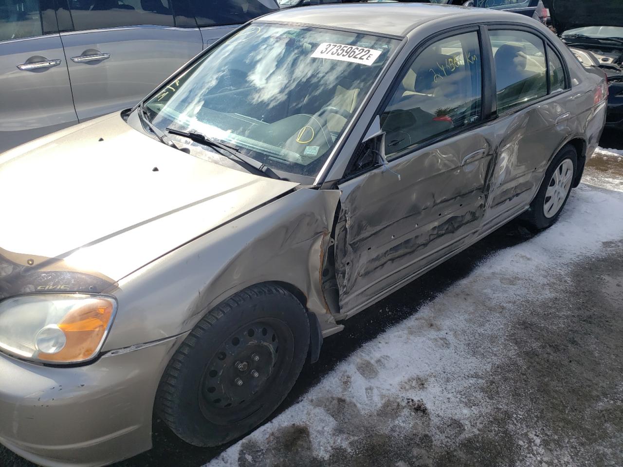Photo 9 from auction – 2003 HONDA CIVIC LX with VIN 2HGES16613H948622