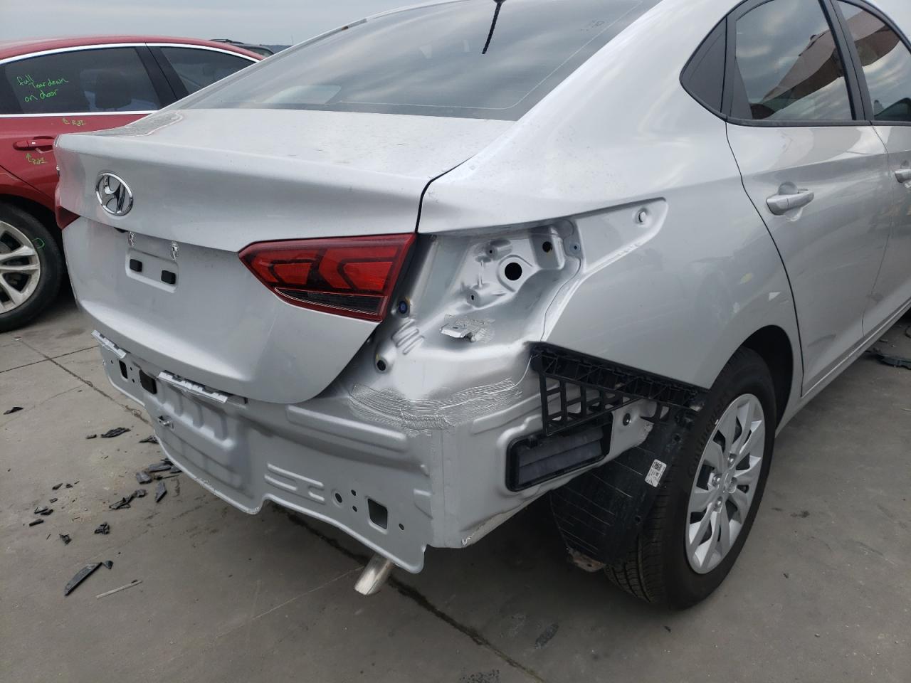 Photo 10 from auction – 2022 HYUNDAI ACCENT SE with VIN 3KPC24A61NE161313