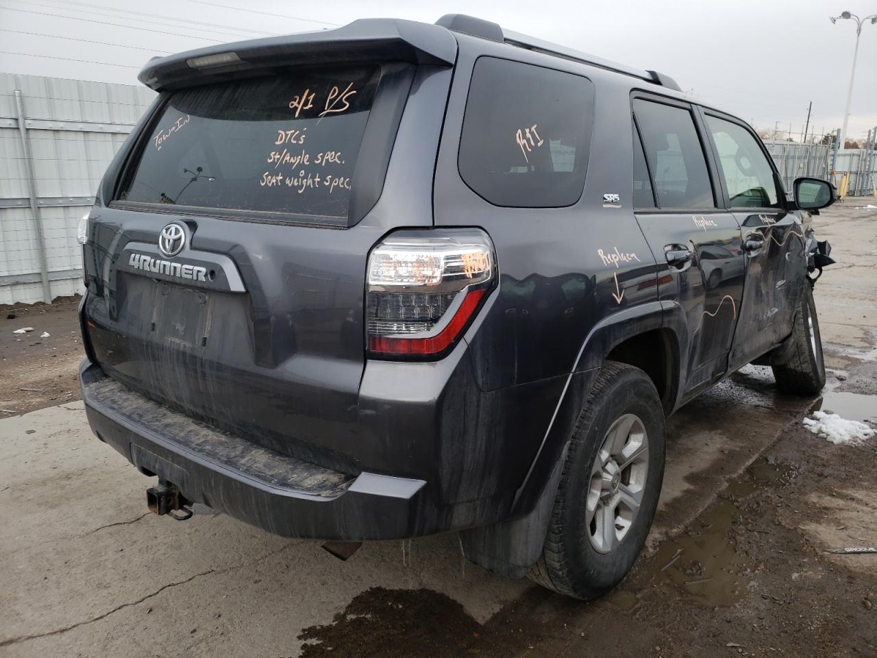 Photo 4 from auction – 2020 TOYOTA 4RUNNER SR with VIN JTEBU5JR3L5773894