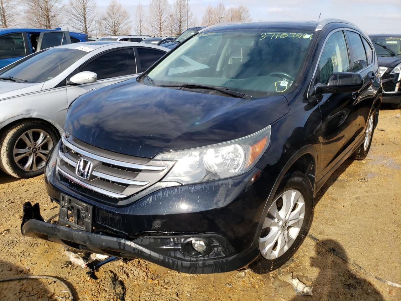 Photo 2 from auction – 2014 HONDA CR-V EXL with VIN 2HKRM4H74EH724465