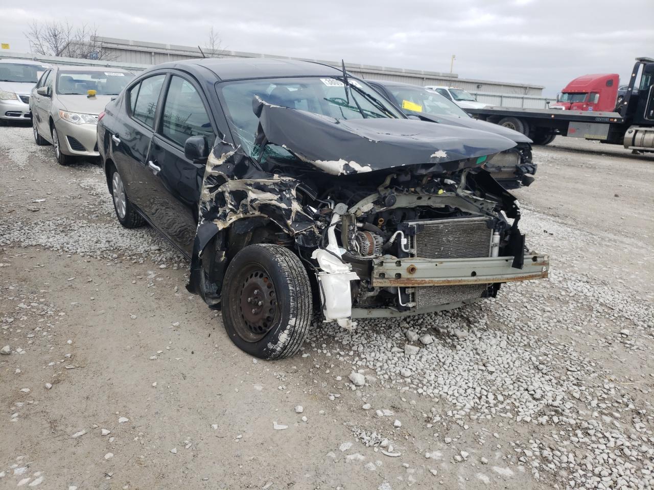 NISSAN VERSA S 2013 with VIN 3N1CN7AP8DL870089 - Photo from auction