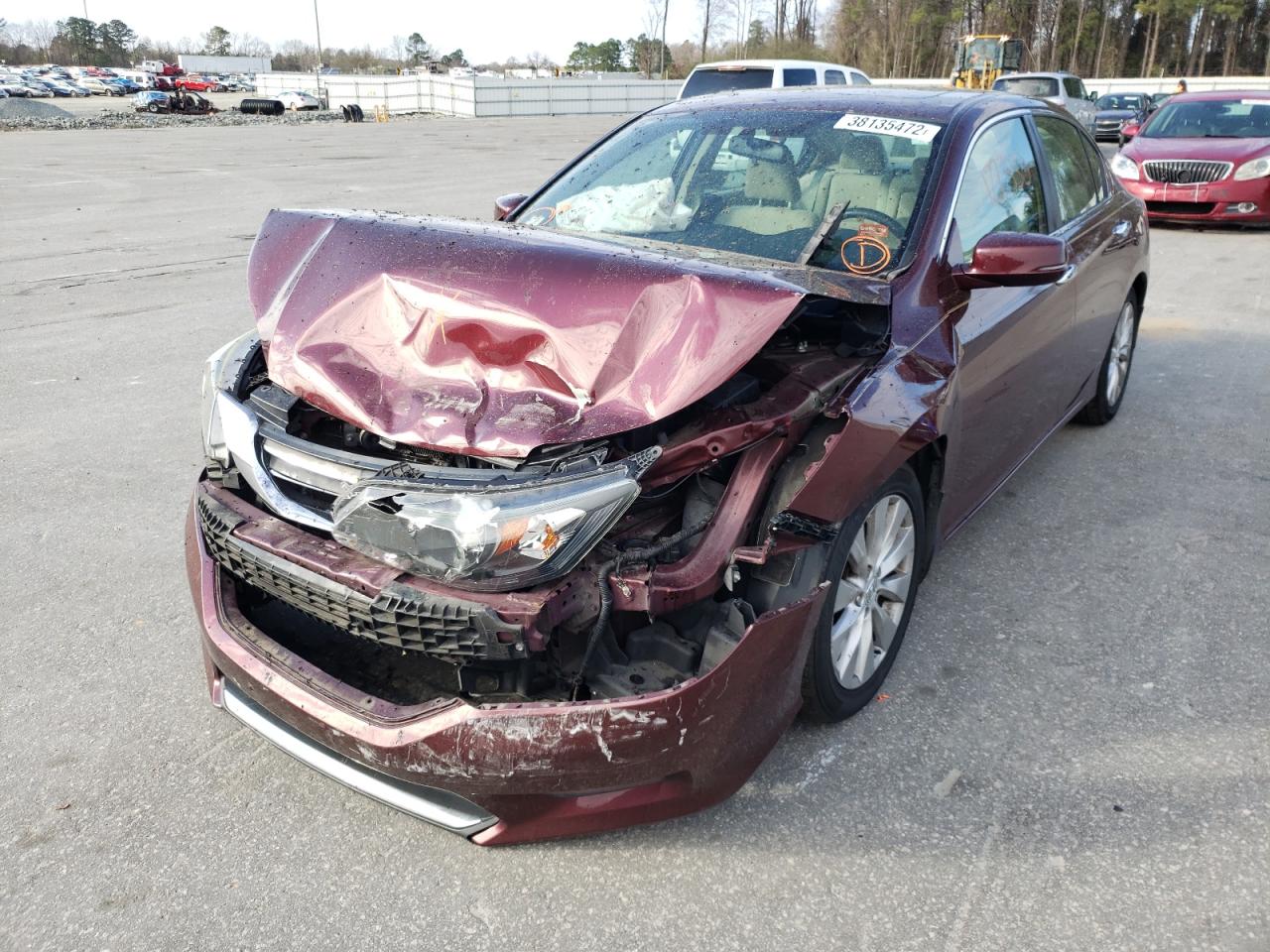 Photo 2 from auction – 2014 HONDA ACCORD EX with VIN 1HGCR2F76EA169316