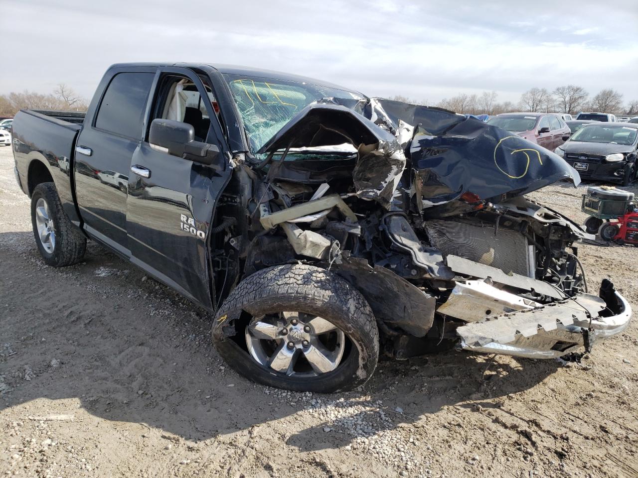 RAM 1500 SLT 2018 with VIN 1C6RR7LT2JS352182 - Photo from auction