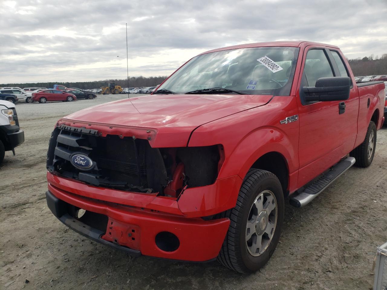 Photo 2 from auction – 2010 FORD F150 SUPER with VIN 1FTEX1CW4AFB06098