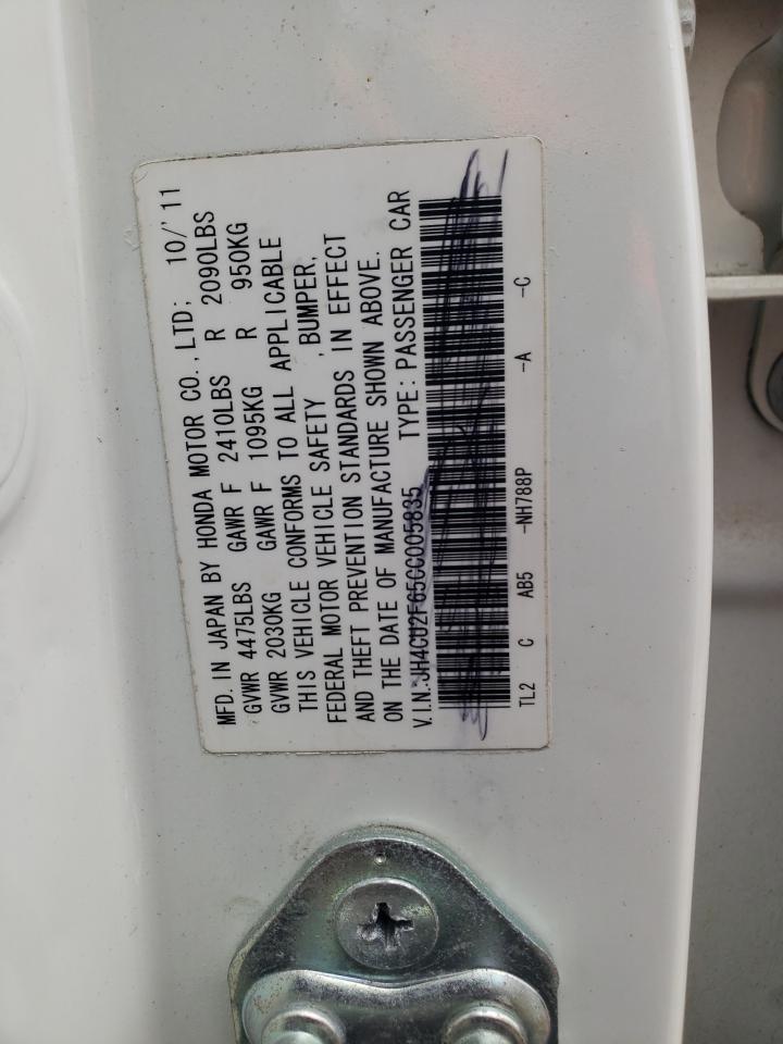 Photo 10 from auction – 2012 ACURA TSX TECH with VIN JH4CU2F68BC011580