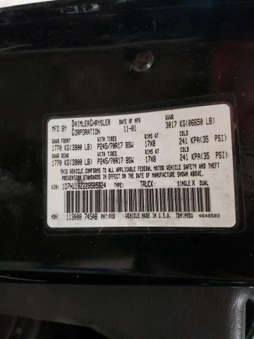 Photo 10 from auction – 2002 DODGE RAM 1500 with VIN 1D7HU18Z22S585824
