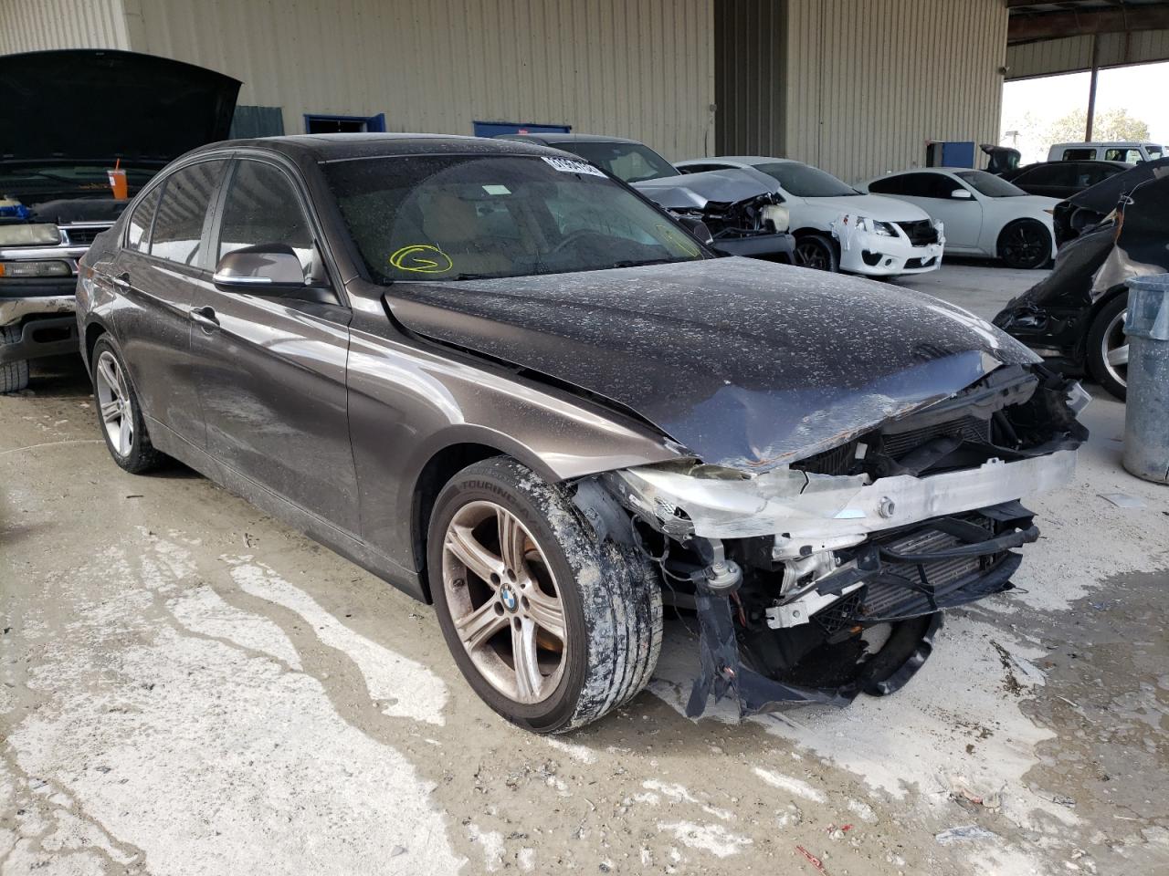 BMW 328 I 2014 with VIN WBA3A5C52EJ464436 - Photo from auction