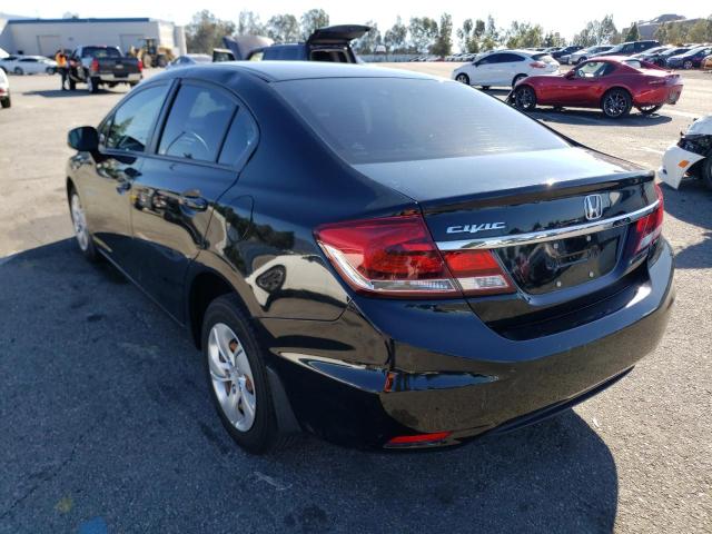 Photo 3 from auction – 2013 HONDA CIVIC LX with VIN 19XFB2F52DE247259