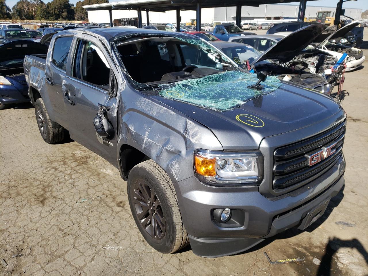 GMC CANYON SLE 2019 with VIN 1GTG5CEA0K1335341 - Photo from auction