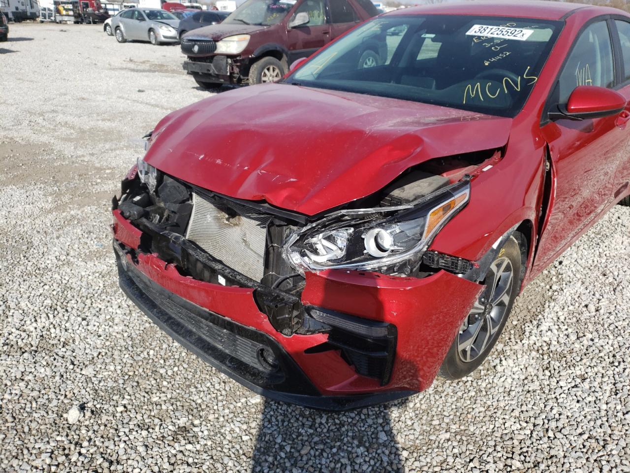 Photo 9 from auction – 2020 KIA FORTE FE with VIN 3KPF24AD2LE182194
