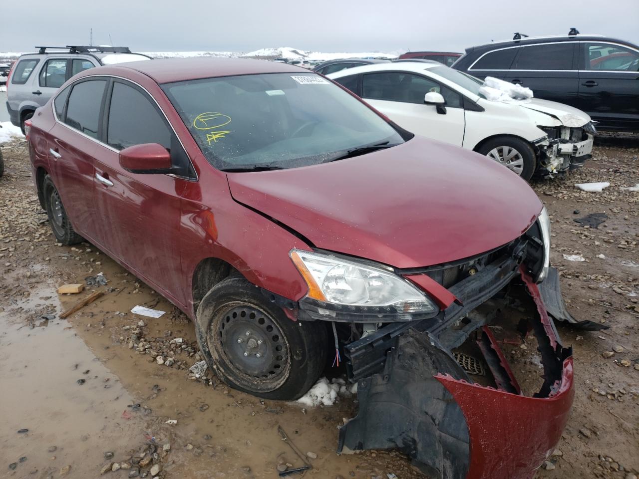NISSAN SENTRA S 2015 with VIN 3N1AB7AP7FL650610 - Photo from auction